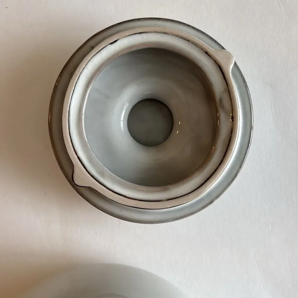 IKEA Gladelig Gray Teapot Stoneware